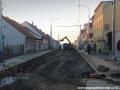 Rekonstrukce tramvajové tratě v Trojské ulici. | 2.2.2014