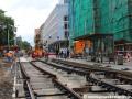 Rekonstrukce tramvajové tratě na Karlově náměstí.  | 9.7.2014