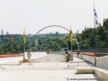 Počátek mostní estakády přes Růžičkovu rokli na barrandovské straně. | 14.6.2003