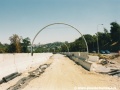 Prostor pro nakolejování vozidel údržby mezi estakádami přes Růžičkovu rokli a Prokopské údolí. | 9.8.2003