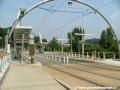Celkový pohled na zastávku Hlubočepy z mostní estakády | 28.7.2006