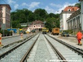 Probíhající rekonstrukce tramvajové tratě v Chotkově ulici. | 21.7.2004