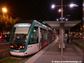 Noční fotky nízkopodlažních tramvají Alstom Citadis 302 pochází z konečné zastávky Francesc Macià, společné pro linky T1, T2 a T3 | 10.-15.7.2008