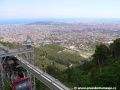 Visutá vyhlídková dráha po zábavním parku Tibidabo umožňuje svým cestujícím nádherný výhled na Barcelonu | 10.-15.7.2008