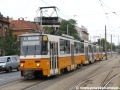 Zastávku Puskás Ferenc Stadion opustila trojice vozů T5C5 ev.č.4077+4082+4086 vypravená na linku 1. | 13.7.2012