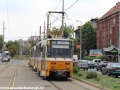 Trojice vozů T5C5 ev.č.4257+4329+4268 u zastávky Puskás Ferenc Stadion. | 13.7.2012