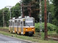 Souprava vozů T5C5 ev.č.4048+4049 vypravená na linku 37 u zastávky Hidegkuti Nándor Stadion. | 13.7.2012