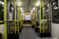 Interiér jednotky minimetra Ganz-Mavag, kde prostor pro cestující tvoří jakousi „vanu“ mezi podvozky.| 25.6.2014