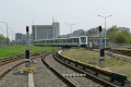 Souprava vozů Alstom Metropolis AM5-M2 v depu linky M2 Fehér út. | květen 2014