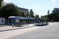Ke konečné zastávce tramvají Hutholz přijel autobus Mercedes Citaro linky 52. | 20.8.2010