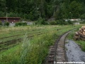 Souběh velké a malé železnice v Hronci. | 7.8.2010