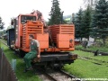 Pracovní vlak se vrací do Čierneho Balogu. | 7.8.2010