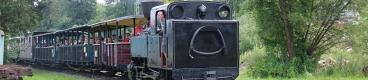 Parní lokomotiva U35.901 ČKD C 760/90d č.1 dodaná roku 1949 přiváží do Čierneho Balogu turistický vlak z Dobroče, úseku, který byl obnoven v roce 2012. | 7.8.2020