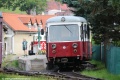 Někdejší řídící vůz 911.902-5 Trenčianské elektrické železnice upravený na řídící vůz R24.002 v Čiernem Balogu. | 7.8.2020