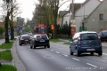 Na výpadovce z Cottbusu se nachází jednokolejný úsek, který vede polovinou vozovny. Tramvaje tak jedním směrem jedou proti autům, které se musí vyhýbat do protisměru. | 15.4.2011