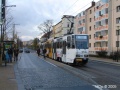 Souprava vozů 2xKT4D s řídícím vozem ev.č.304 na lince 3 vjíždí do zastávky Herderstrasse | 17.11.2005
