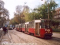 Souprava vozů 105N na lince 9 vedená vozem ev.č.548 | 30.9.2004