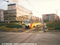 Katowice, Rynek se soupravou vozů 105N vedenou vozem ev.č.337 na lince 6 | 11.9.1998