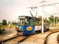 Konečná linky 25 v Zychcicích s vozem 105N ev.č.665 | 11.9.1998