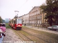 Sosnowiec, souprava vozů 105N vedená vozem ev.č.664, linka 27 | 1.10.2004