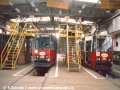 Vozovna Gliwice s vozy 105N ev.č.506 a 619 | 30.9.2004