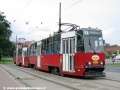 Jistou specialitou vozového parku je šest vozů Konstal 111N z roku 1993 (Zabrze Plac Teatralny) | 31.7.-2.8.2010