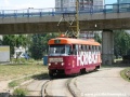 Vůz T3 ev.č.392 na lince 7 opustil zastávku Levočská a míří k zastávce VSS, križovatka. | 7.8.2007