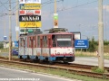 Čertovská tramvaj KT8D5 ev.č.537 neveze na lince R2 do centra Košic z oceláren čerty, ale dělníky :D | 14.7.2012