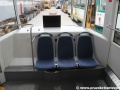 Zadní „trojka“ pro cestující s plošinkou pro stání ve voze EVO2. | 6.10.2012