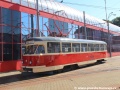 Muzejní vůz T2 ev.č.17 v liberecké vozovně tramvají. | 7.9.2013