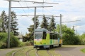 Školní vůz, přestavěný z tramvaje T6A2 ve smyčce Alte Neustadt. | 6.5.2022