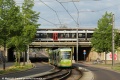 NGT8D #1374 opouští splítku pod železničním podjezdem u nádraží Buckau. | 6.5.2022