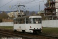 Vůz T3M3 ev.č.313 vypravený na linku 3 překonal sjezdovou výhybku smyčky Chemopetrol ve směru do Litvínova. | 5.11.2010