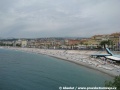 Oblázková pláž lemující promenádu ve městě Nice je oblíbená místními obyvateli i turisty | 10.5.2009