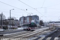 Jedinou tramvajovou linkou v Olomouci, která je provozována v sólo vozech je speciální linka U, která spojuje Neředín s Novou ulicí bez nutnosti přestupu. Ze smyčky Neředín, krematorium vyjíždí právě na svou cestu vůz EVO1 #214. | 1.2.2019