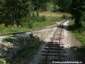 Do levé části snímku odchází nevyužívaná část tratě, pojížděná ke stanici Tanečník je ve středu fotografie | 11.8.2010