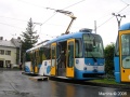 T3RN.EV 1314 jako řízený vůz soupravy 1313+1314 na nástupní zastávce Vřesinská. | 3.6.2006