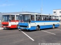 Autobusy zajišťující dopravu mezi novým depem Karlov a tramvajovou vozovnou. | 7.6.2014