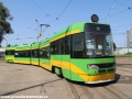 Vůz RT6-MF06AC ev.č.405, první a v létě 2012 jediný svého druhu, ve vozovně Forteczna. | 2.7.2012