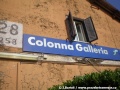 Colonna, stará budova železniční zastávky FS Colonna Galleria na trati Roma - Napoli (přes Cassino). | duben 2010