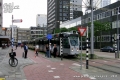 Kolona tramvají před Rotterdam Centraal. | 2.-3.8.2010
