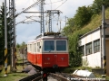 Ze stanice Štrba stoupá k Tatranskému Lieskovci ozubnicová jednotka 405 951-8+905 951-0 | 10.8.2010