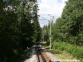 Trať ozubnicové železnice k zastávce Tatranský Lieskovec | 10.8.2010