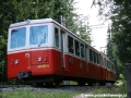 Jednotka ozubnicové železnice 905 951-0+405 951-8 klesá do Štrby | 10.8.2010