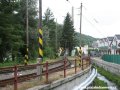 Úsek tratě v Trenčianských Teplicích. | 4.8.2007