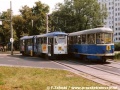 Míjení vozů 102Na ev.č.2034 na lince 17 a ev.č.2026 na lince 6, Powstancow Slaskich | 5.7.2005
