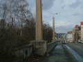 Původní most přes Buštěhradskou dráhu v úrovni Svatovítské ulice. | 9.2.2006