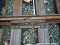 Dilatace v místě přechodu konstrukce tramvajové tratě ve velkoplošných panelech BKV na klasickou uloženou na dřevěných pražcích. | 6.9.2007