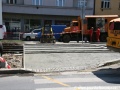 Vznikající přechod pro chodce na úrovni Velflíkovy ulice. | 7.6.2011