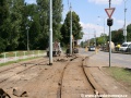 Rekonstrukce trati na přejezdu u Přístaviště. | 16.7.2011